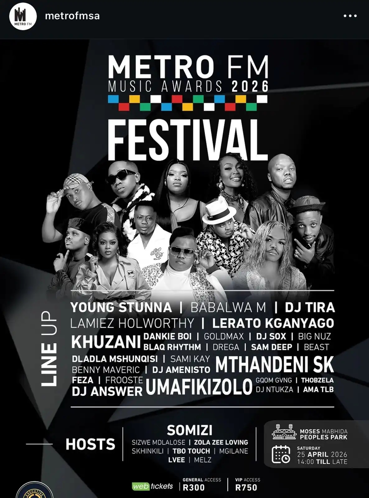 Metro FM Music Awards Festival 2026